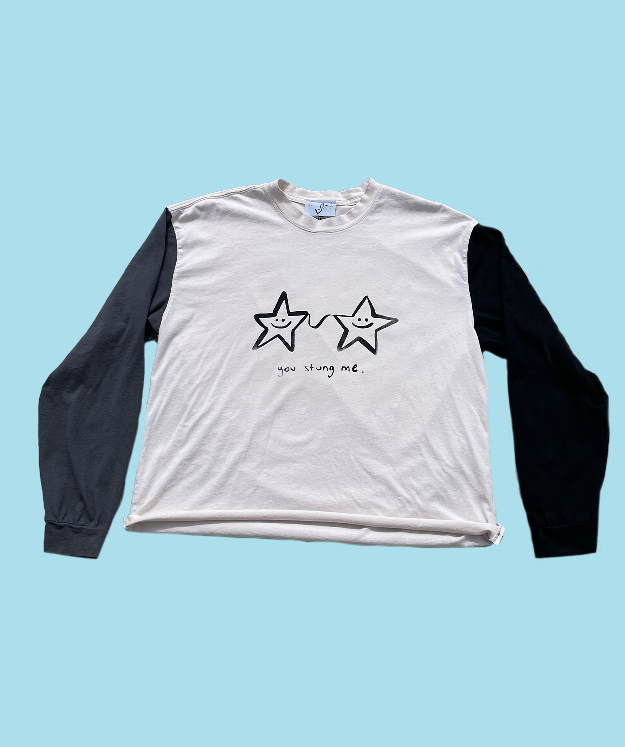 two tone long sleeve